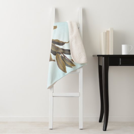 栗の上のオードボンの黄色い喉の切れ端 シェルパブランケット (インサイチュ)