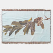 栗の上のオードボンの黄色い喉の切れ端 スローブランケット (正面)