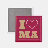 栗の丘(MA)ウォッチパーティー冷蔵庫用マグネット マグネット (正面/裏面)