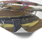 栗の台車馬 ポスター (角)