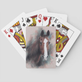 栗の四分の馬頭 トランプ