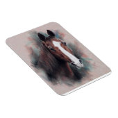 栗の四分の馬頭 マグネット (右側)