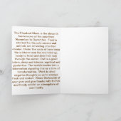 栗の月の妖精グリーティングカードハーベスト シーズンカード (内部)