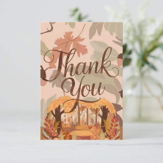 栗の森の秋秋 サンキューカード (スタンド正面)