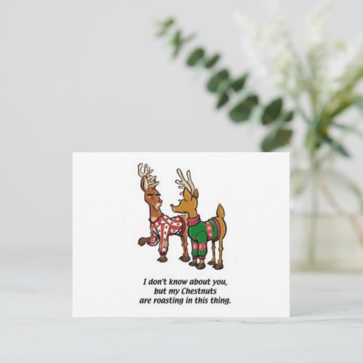 栗の焙煎 ポストカード (スタンド正面)