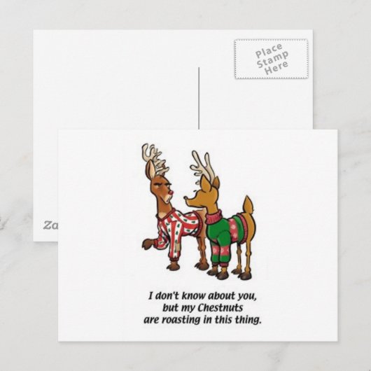 栗の焙煎 ポストカード (正面/裏面)