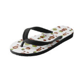 栗の男 キッズビーチサンダル (アングル)