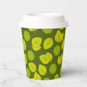 栗の秋の赤ちゃんシャワー秋 紙コップ (裏面)