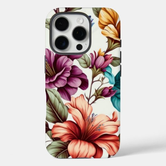 栗の花びらパターン Case-Mate iPhoneケース (裏面)
