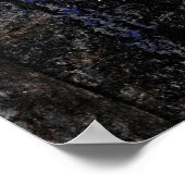 栗の葉バイジュリーデグラグ – レトロフローラ ポスター (角)