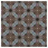 栗の赤と柔らかい青の表裏地 ファブリック (クローズアップ)