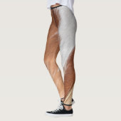 栗の馬のコート模様 レギンス (左)