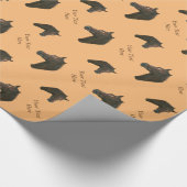 栗の馬のポートレート ウマ科の ラッピングペーパー (角)