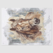 栗の馬の水の色のデコページ 薄葉紙 (正面)