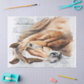 栗の馬の水の色のデコページ 薄葉紙 (クラフト)