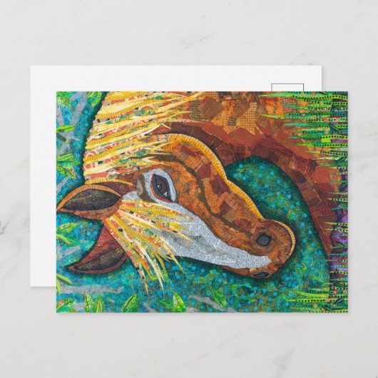 栗の馬 ポストカード (正面/裏面)