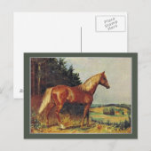 栗の馬 ポストカード (正面/裏面)