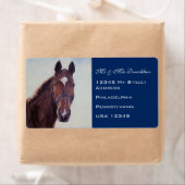 栗の馬 ラベル (インサイチュ)