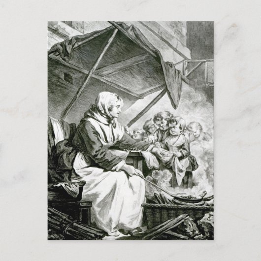 栗をめぐる交渉 ポストカード (正面)