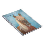 栗ウマ科のマーレブロンドマネの写真 ノートブック (右側)