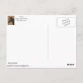 栗ウマ科の馬茶色の馬のポートレート ポストカード (裏面)