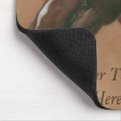 栗ウマ科の馬茶色の馬の写真 マウスパッド (コーナー)