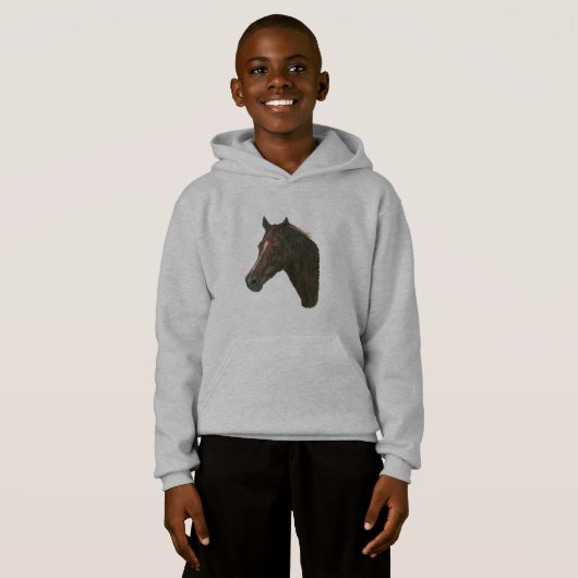 栗ウマ科の馬馬の写真 (正面フル)