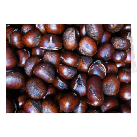 栗カード (正面横)