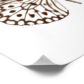 栗タイガーバタフライ ポスター (角)