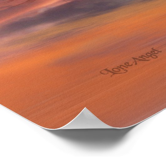 栗ランニングの馬… ポスター (角)