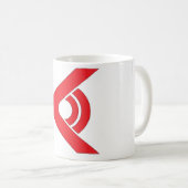 栗山道麦角国旗 コーヒーマグカップ (正面右)