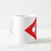 栗山道麦角国旗 コーヒーマグカップ (正面左)