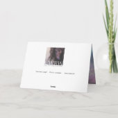 "栗応援"ホリデーカード(内部デザイン) シーズンカード (裏面)