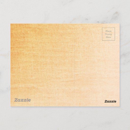 栗毛のアラビア馬 ポストカード (裏面)