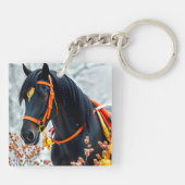 🤎 栗毛の馬のギフト 馬好きさんへのプレゼント 🤎 キーホルダー (裏面)