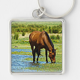 栗毛の馬 キーホルダー