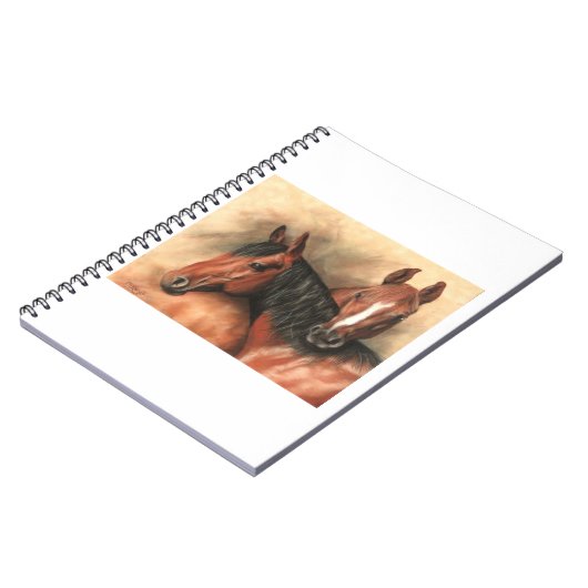 栗毛の馬 ノートブック (左側)