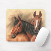 栗毛の馬 マウスパッド (マウス)