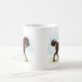 栗毛馬 コーヒーマグカップ (中央)