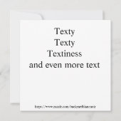 栗裏の《鳥》アメリカゴガラカード サンキューカード (裏面)