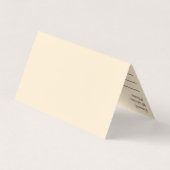 栗馬芸ウマ科の人 名刺 (裏面)