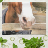 栗馬 キッチンタオル (折り畳み)