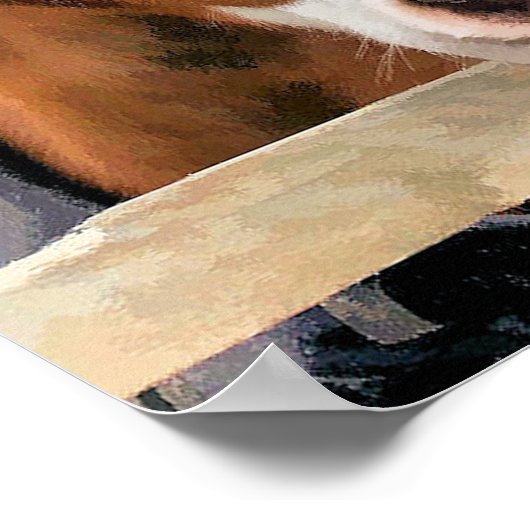 栗馬 ポスター (角)