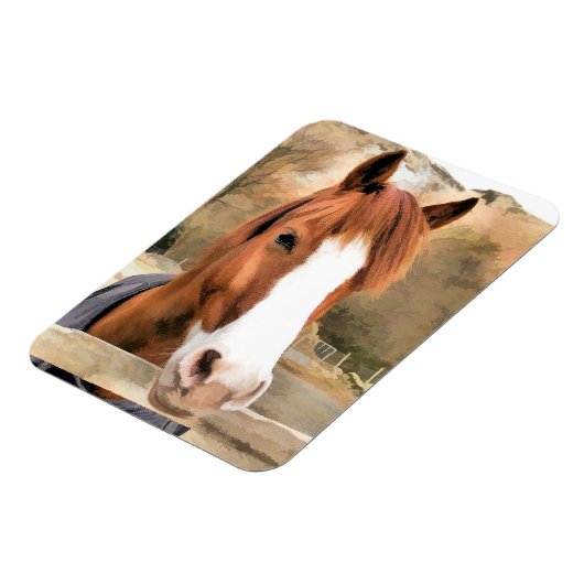 栗馬 マグネット (左側)