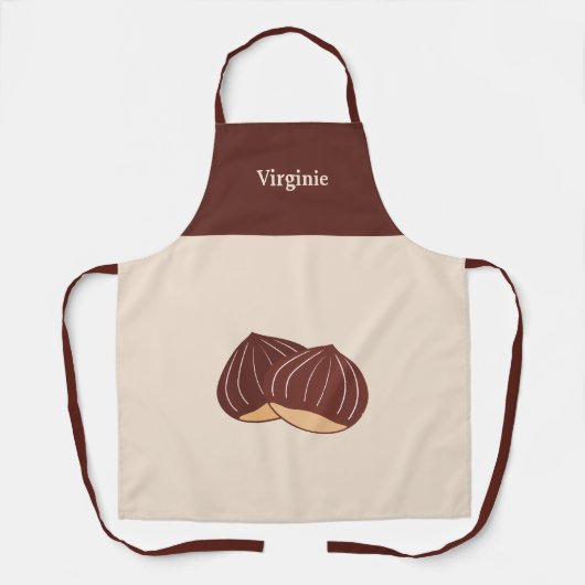 栗 エプロン (正面)