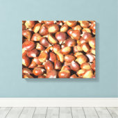 栗–211079栗の甘栗の甘栗のデリ キャンバスプリント (インサイチュ (ウッドフロア))
