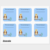 校帳簿ラベル スクエアシール (シート)