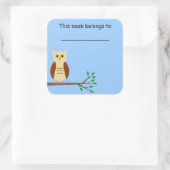 校帳簿ラベル スクエアシール (バッグ)