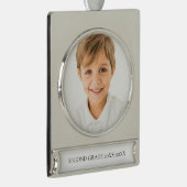 校年写真オーナメント シルバープレートバナーオーナメント (右)