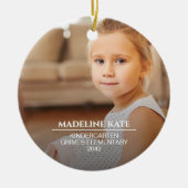 校年記念の写真 セラミックオーナメント (正面)